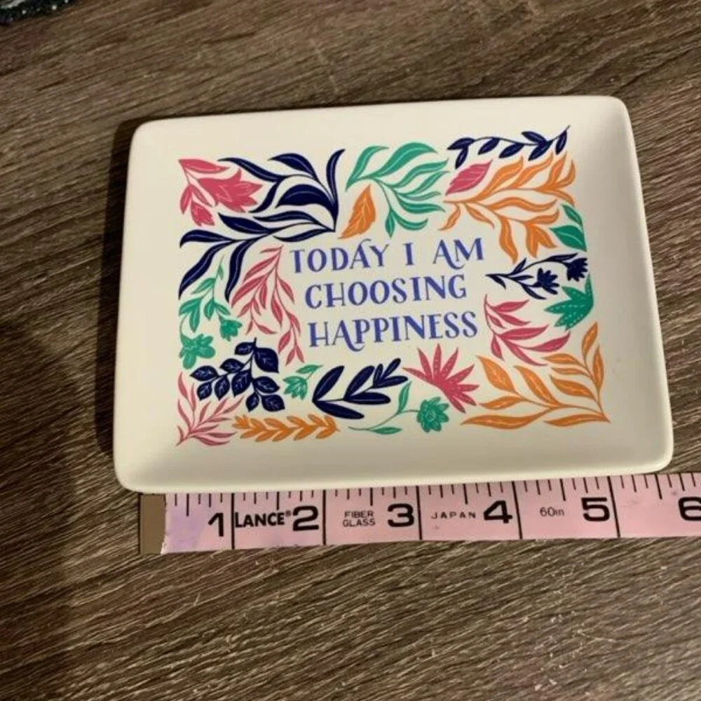 Paper Source Today I Am Choosing Happiness trinket tray